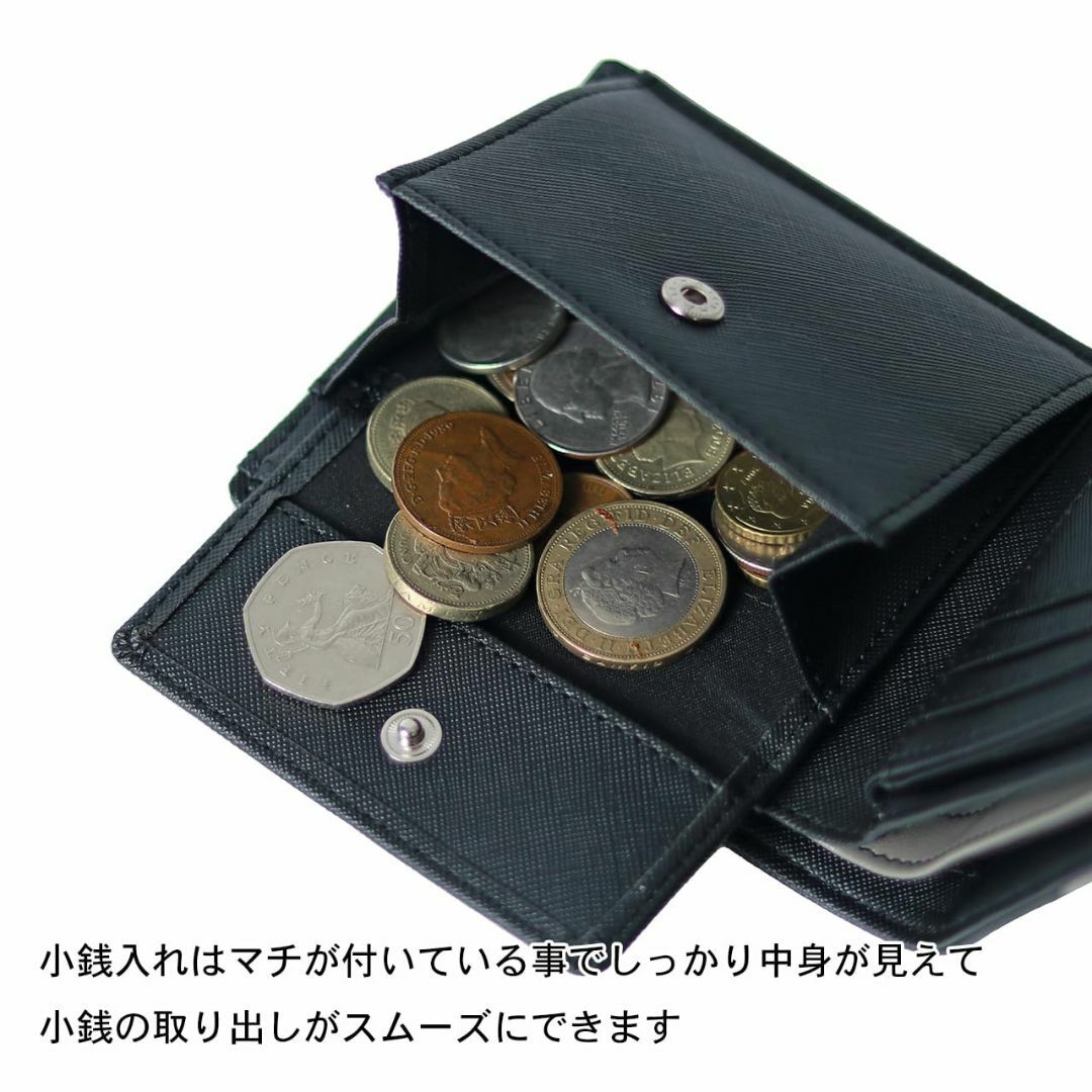 【色: ネイビー】[リベルト エドウィン] 財布 メンズ 二つ折り財布 二つ折  メンズのバッグ(その他)の商品写真
