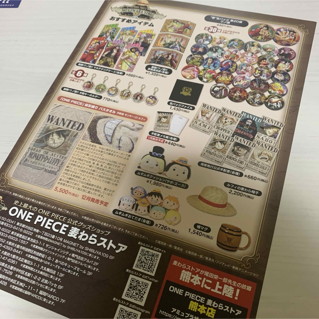 ONE PIECE(ワンピース)のONE PIECE フライヤー チラシ エンタメ/ホビーのコレクション(印刷物)の商品写真