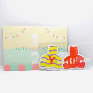 ギャップ(GAP)のこどもちゃれんじ baby & GAP デコレーションカード ガーランド 誕生日(ガーランド)