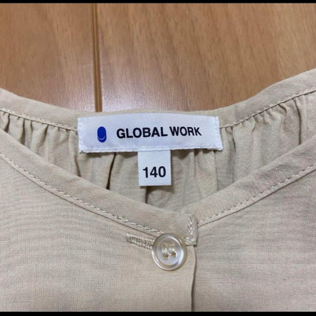 GLOBAL WORK(グローバルワーク)のGLOBAL WORK チュニック 140 キッズ/ベビー/マタニティのキッズ服女の子用(90cm~)(Tシャツ/カットソー)の商品写真