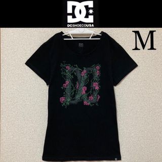 ディーシーシューズ(DC SHOES)の１回着☆DC SHOES半袖ＴシャツMボルコムロンハーマンロキシーリップカール(Tシャツ(半袖/袖なし))