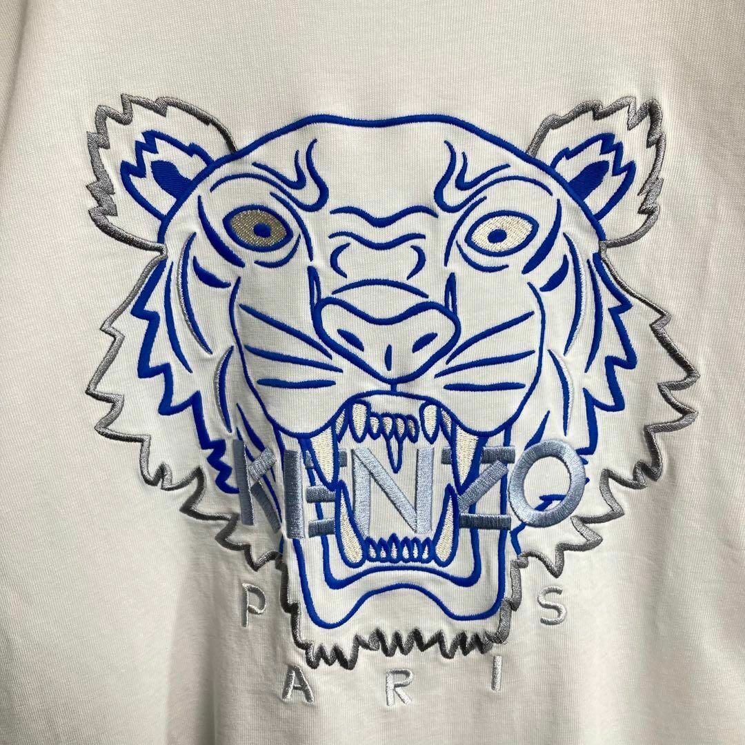 KENZO(ケンゾー)の【人気Lサイズ】ケンゾー☆刺繍ロゴ Tシャツ 虎 タイガー 即完売モデル 希少 メンズのトップス(Tシャツ/カットソー(半袖/袖なし))の商品写真