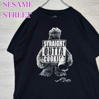 セサミストリート(SESAME STREET)の【入手困難】セサミストリート　Tシャツ　2XLサイズ　クッキーモンスター(Tシャツ/カットソー(半袖/袖なし))