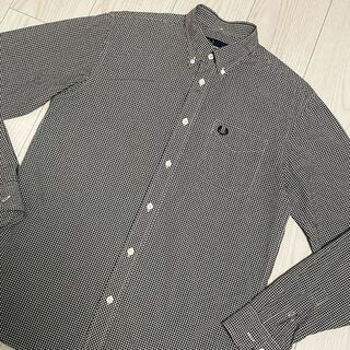 FRED PERRY - FRED PERRY ギンガムチェック柄 長袖シャツ ☆美品