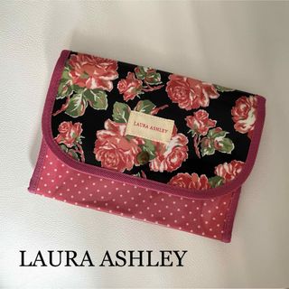 ローラアシュレイ(LAURA ASHLEY)のLAURA ASHLEY ローラアシュレイ  花柄×ドット ポーチ(ポーチ)