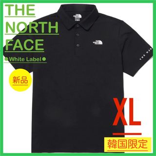 THE NORTH FACE - 【韓国限定・日本未発売】ノースフェイス　ホワイトレーベル　ポロシャツ（黒）