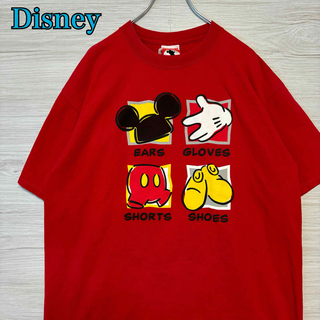 Disney - 【入手困難】ディズニー　Tシャツ　XLサイズ　90s ミッキー　両面デザイン