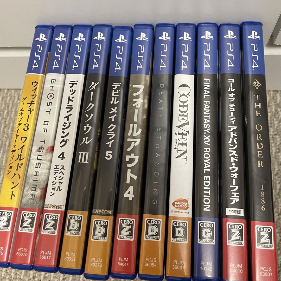 PS4 ソフト　セット　⚠️完売しているものがあります。ご確認ください！ エンタメ/ホビーのゲームソフト/ゲーム機本体(家庭用ゲームソフト)の商品写真