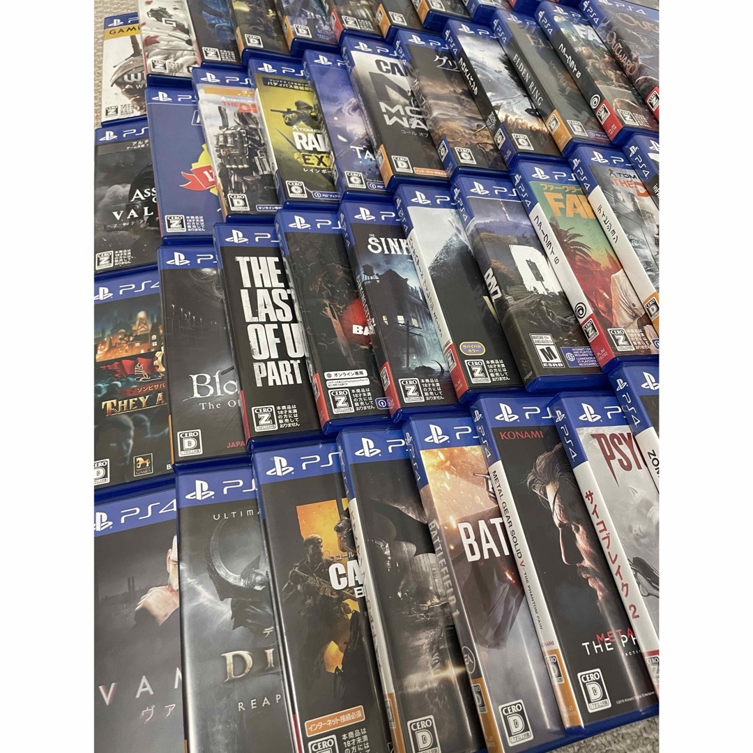 PS4 ソフト　セット　⚠️完売しているものがあります。ご確認ください！ エンタメ/ホビーのゲームソフト/ゲーム機本体(家庭用ゲームソフト)の商品写真