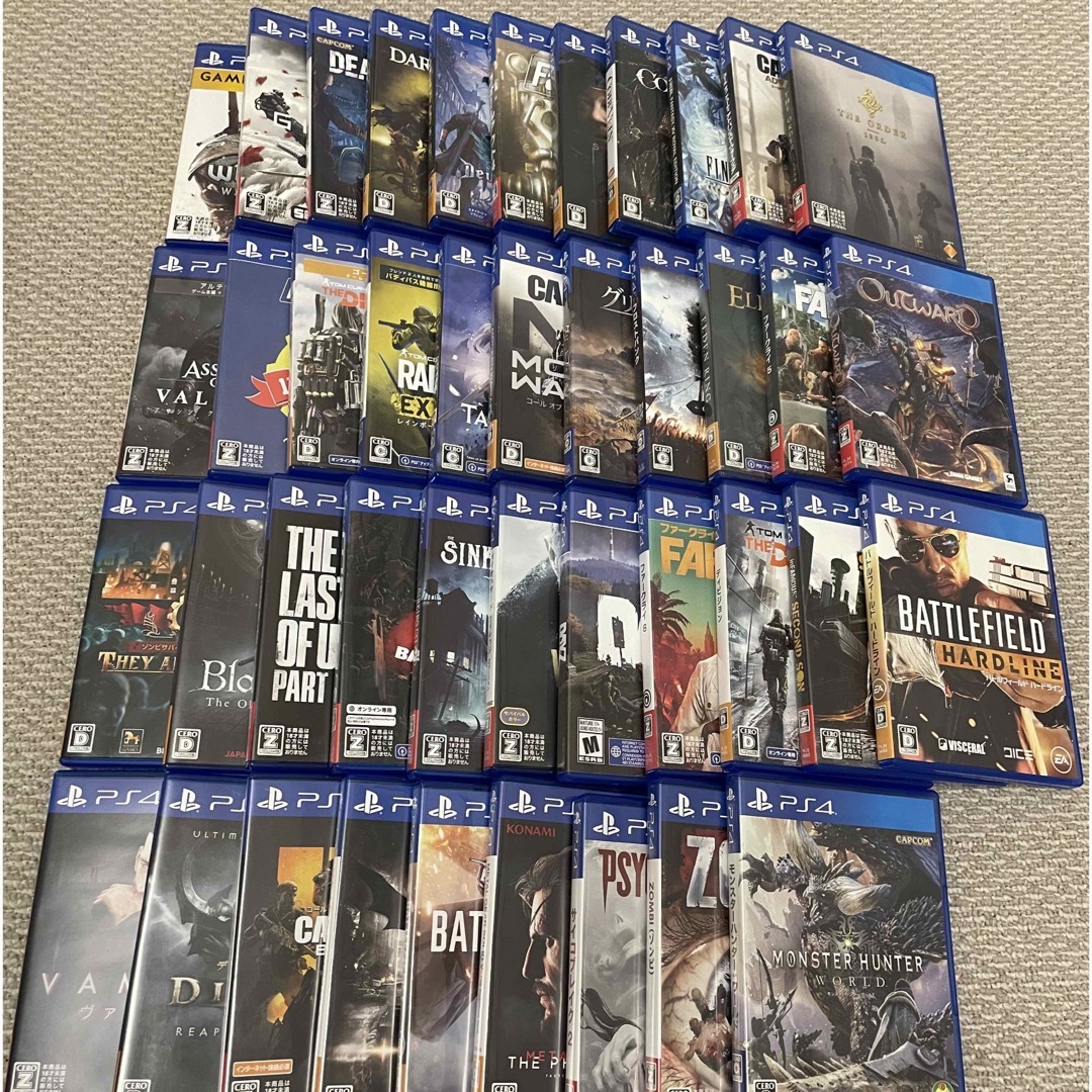 PS4 ソフト　セット　⚠️完売しているものがあります。ご確認ください！ エンタメ/ホビーのゲームソフト/ゲーム機本体(家庭用ゲームソフト)の商品写真