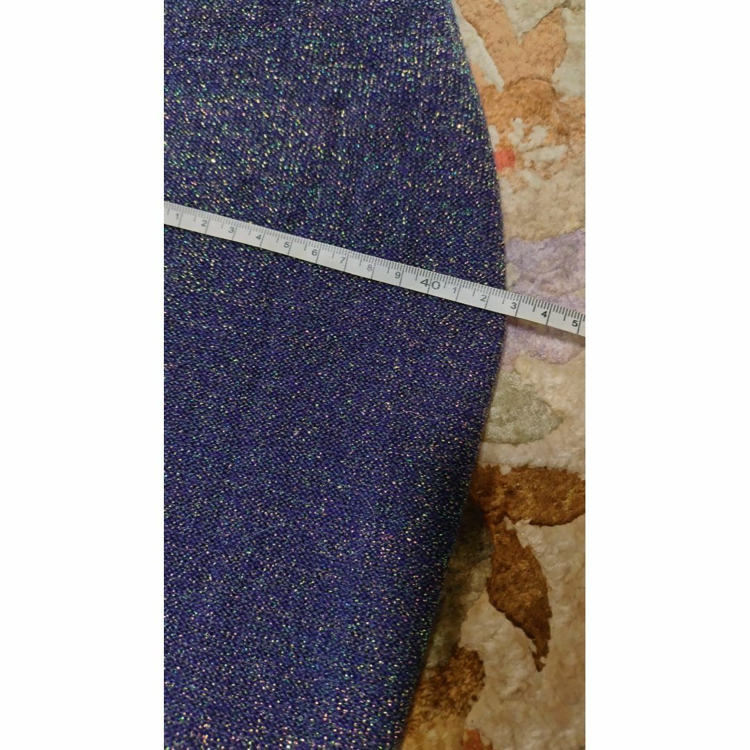 UNITED COLORS OF BENETTON.(ユナイテッドカラーズオブベネトン)のBenetton紫系ラメニットスカート#122 レディースのスカート(ミニスカート)の商品写真