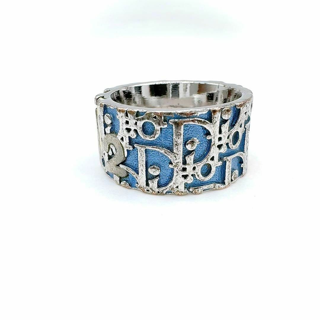 Christian Dior(クリスチャンディオール)のクリスチャンディオール リング 指輪 トロッター 約14号 シルバー×ブルー系 レディースのアクセサリー(リング(指輪))の商品写真