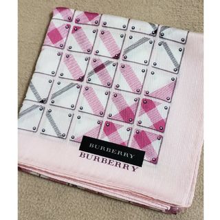 バーバリー(BURBERRY)の新品 バーバリー ピンク ハンカチ(ハンカチ)