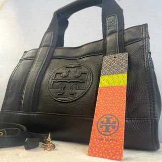 Tory Burch - 美品 トリーバーチ 2way トートバッグ  レザー エラ 斜め掛け ブラック