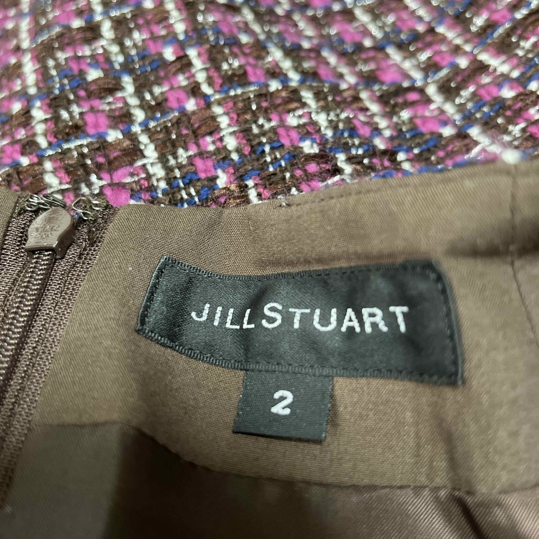 JILLSTUART(ジルスチュアート)のジルスチュアート　ミニスカート　ツィードスカート レディースのスカート(ミニスカート)の商品写真