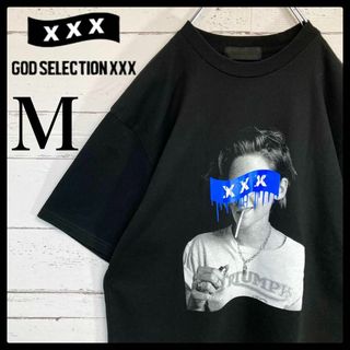 ゴッドセレクショントリプルエックス(GOD SELECTION XXX)の【大人気モデル】ゴッドセレクション☆女性フォトプリント 入手困難 即完売 黒(Tシャツ/カットソー(半袖/袖なし))