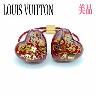 ルイヴィトン(LOUIS VUITTON)のルイヴィトン ヘアゴム 髪ゴム アンクルージョン ボルドー系 ゴールド(ヘアゴム/シュシュ)