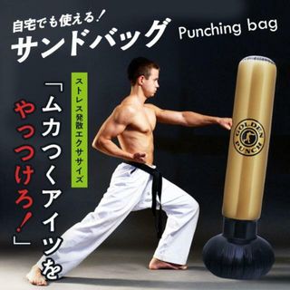 サンドバック パンチング 自宅 トレーニング ストレス発散 エアーサンドバック (トレーニング用品)