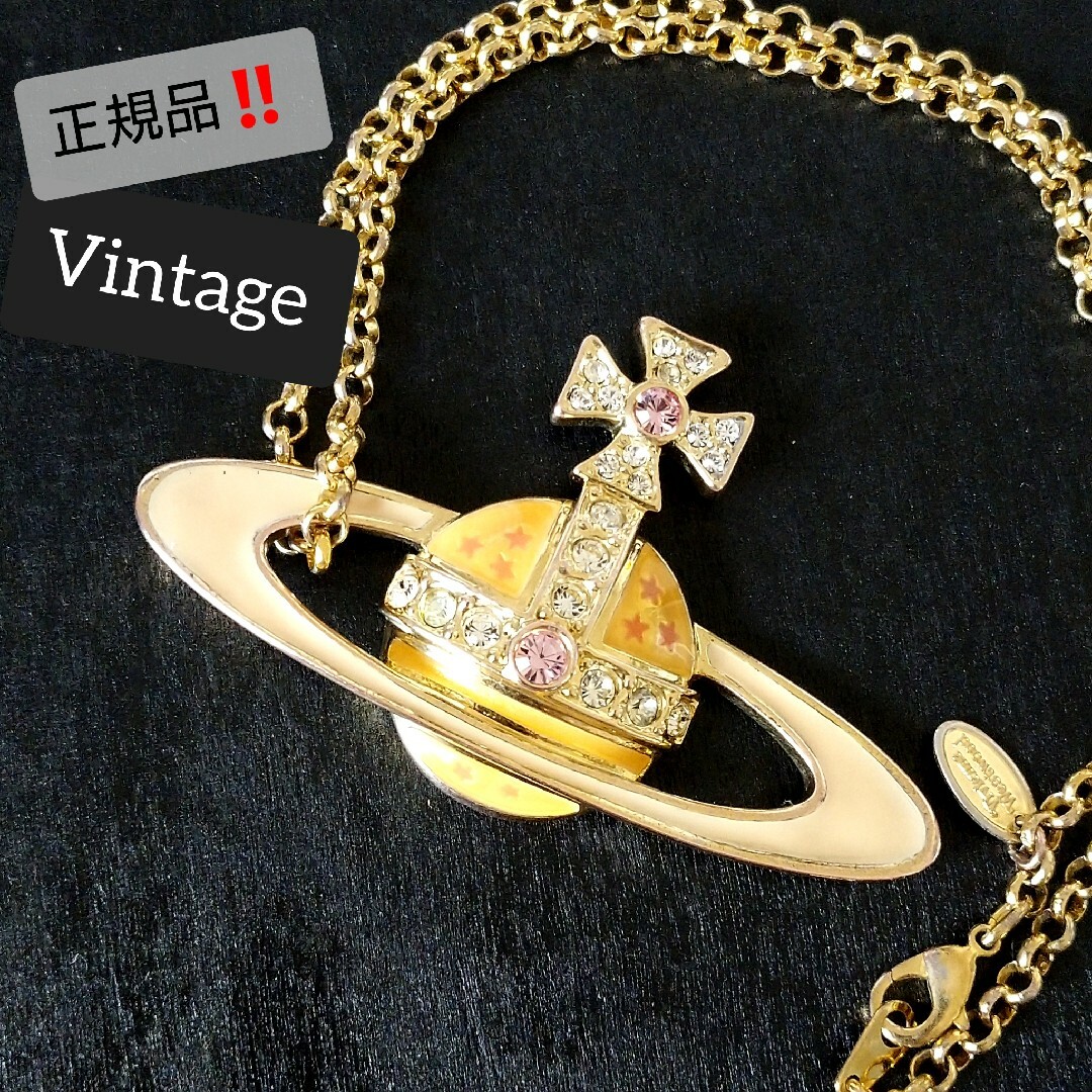 Vivienne Westwood(ヴィヴィアンウエストウッド)のVivienneWestwood ネオバスレリーフ ビッグオーブネックレス レディースのアクセサリー(ネックレス)の商品写真