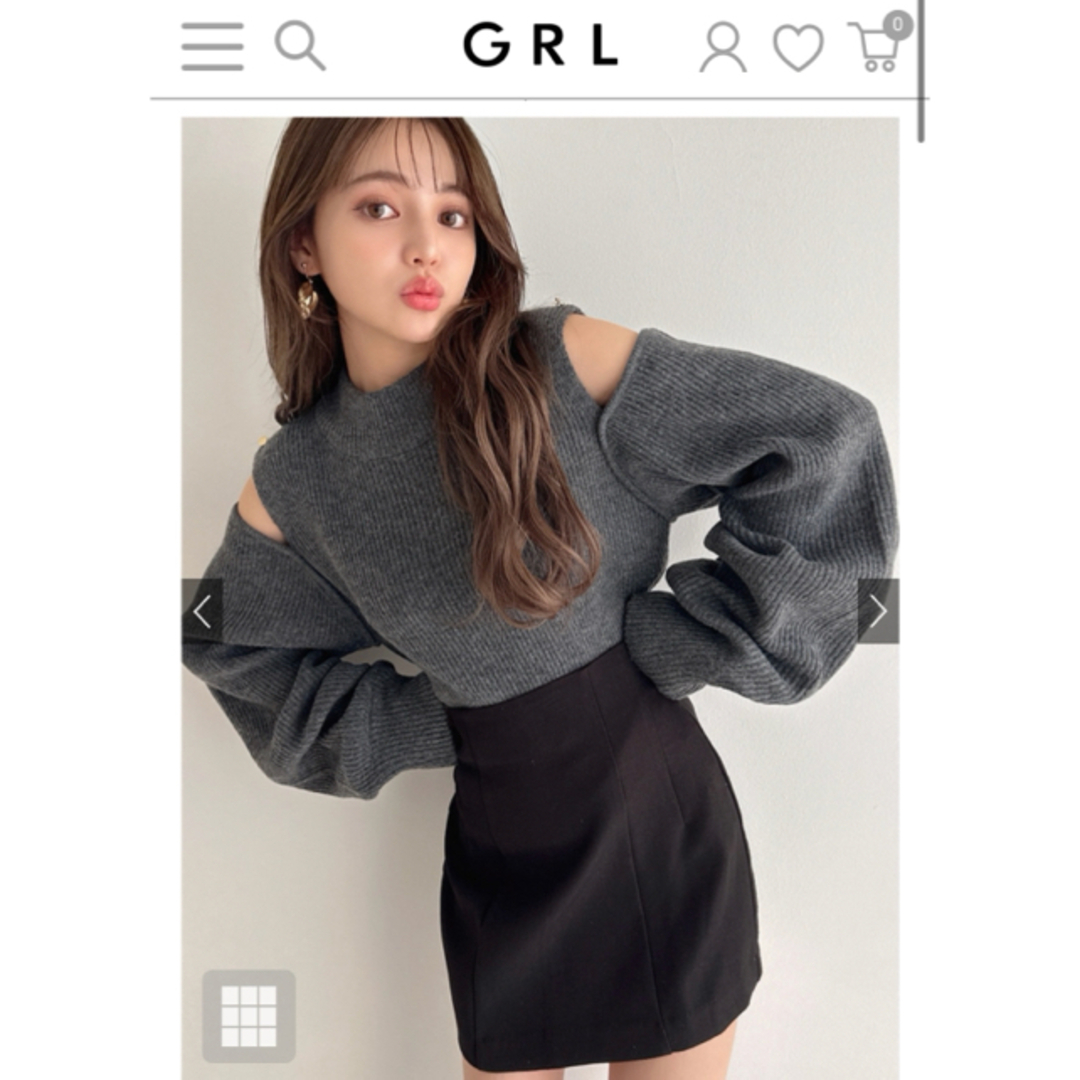 GRL(グレイル)のGRL オープンニット レディースのトップス(ニット/セーター)の商品写真