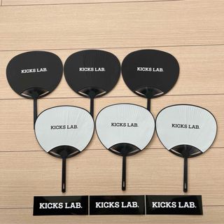 KICKS LAB. うちわ　KICKS LAB. ステッカー