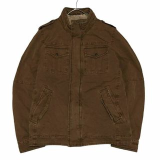 リーバイス(Levi's)のLevi's ミリタリージャケット エポレット 裏地ボア ブラウン e43①(ミリタリージャケット)