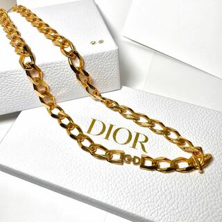 クリスチャンディオール(Christian Dior)の美品★クリスチャンディオール　ネックレス　ゴールド　喜平チェーン(ネックレス)