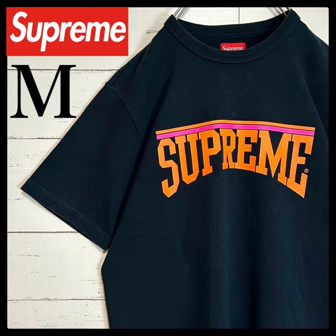 Supreme(シュプリーム)の【即完売モデル】シュプリーム☆センターアーチロゴ Tシャツ 即完売 濃紺 メンズのトップス(Tシャツ/カットソー(半袖/袖なし))の商品写真