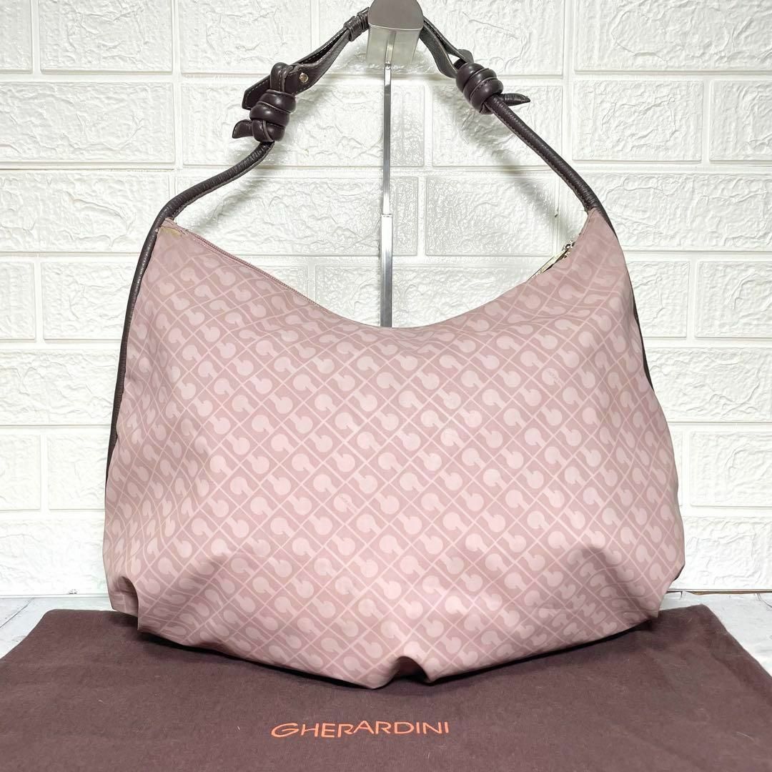 GHERARDINI(ゲラルディーニ)のゲラルディーニ　ワンショルダーバッグ　ハンドバッグ　ソフティ　ピンク　肩掛け可 レディースのバッグ(ショルダーバッグ)の商品写真