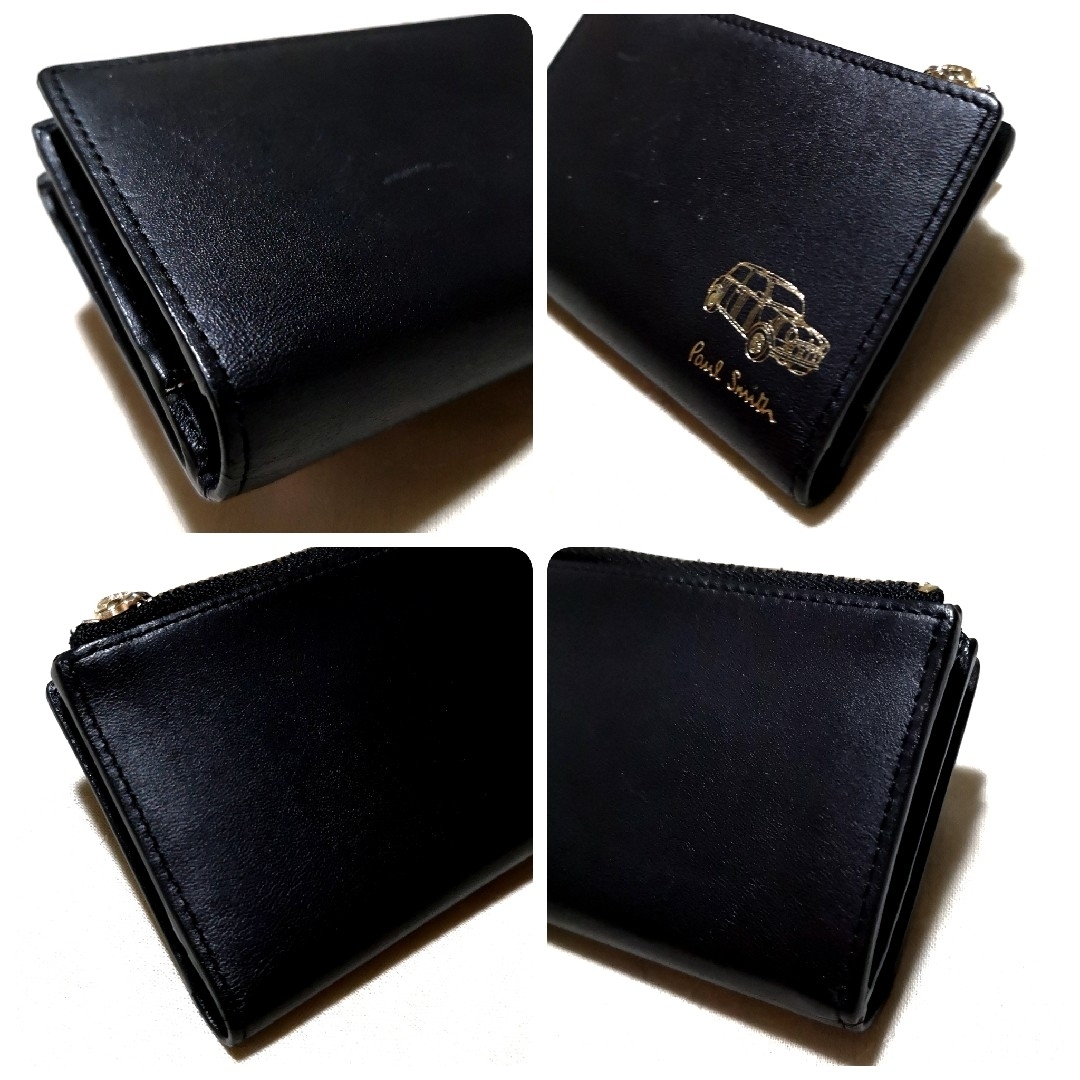 Paul Smith(ポールスミス)のポールスミス☆ミニエンボス キーケースコインケース黒ミニ財布リュックミニクーパー メンズのファッション小物(キーケース)の商品写真