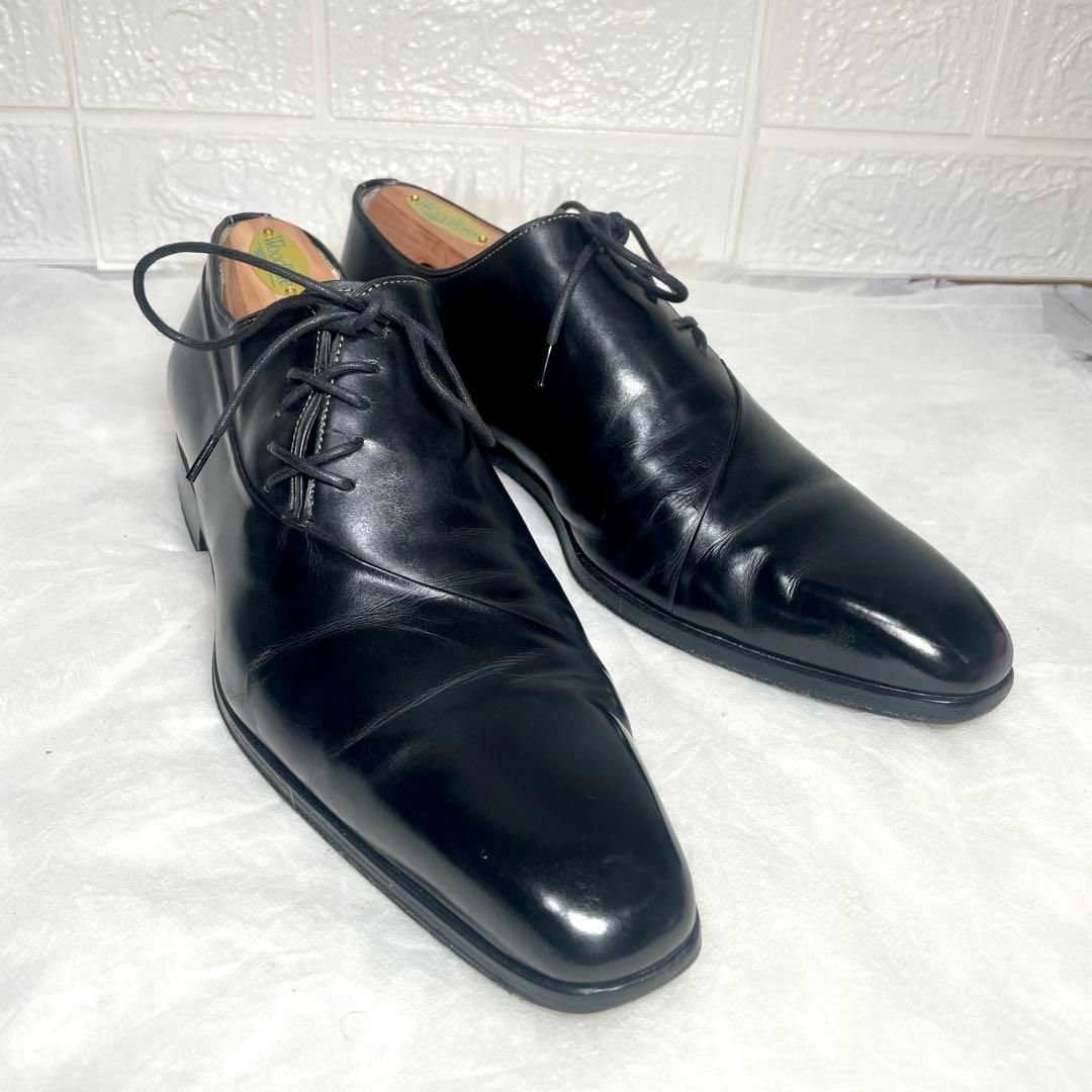 Santoni(サントーニ)の定価14万★サントーニ　サイドレース　黒　革靴　5 24cm メンズの靴/シューズ(ブーツ)の商品写真