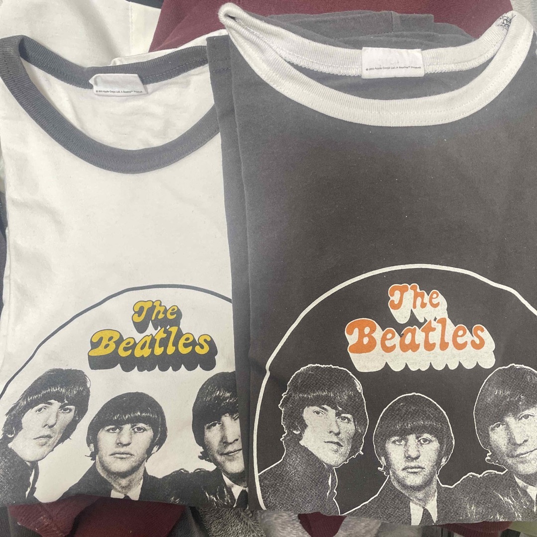 THE BEATLES(ビートルズ)のThe Beatles リンガーtシャツ　セット メンズのトップス(Tシャツ/カットソー(半袖/袖なし))の商品写真