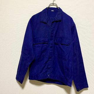 ヴィンテージ(VINTAGE)のユーロ古着　80s,90s ワークジャケット　フランス製　カバーオール　P532(カバーオール)