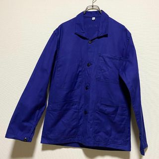 ヴィンテージ(VINTAGE)のユーロ古着　80s 90s ワークジャケット　カバーオール　フランス製 P538(カバーオール)