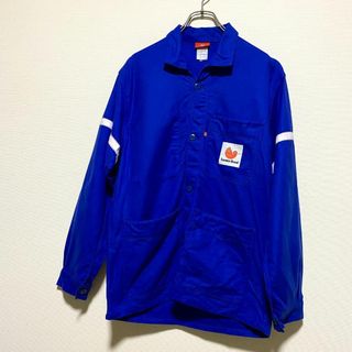 ヴィンテージ(VINTAGE)のユーロ古着　ワークジャケット　カバーオール　企業物　ヴィンテージ　P541(カバーオール)