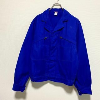 ヴィンテージ(VINTAGE)のユーロ古着　RED CAP ワークジャケット　カバーオール　丈短　P546(カバーオール)