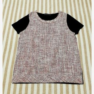 ユナイテッドアローズグリーンレーベルリラクシング(UNITED ARROWS green label relaxing)のTシャツ  カットソー  ツイード(カットソー(半袖/袖なし))