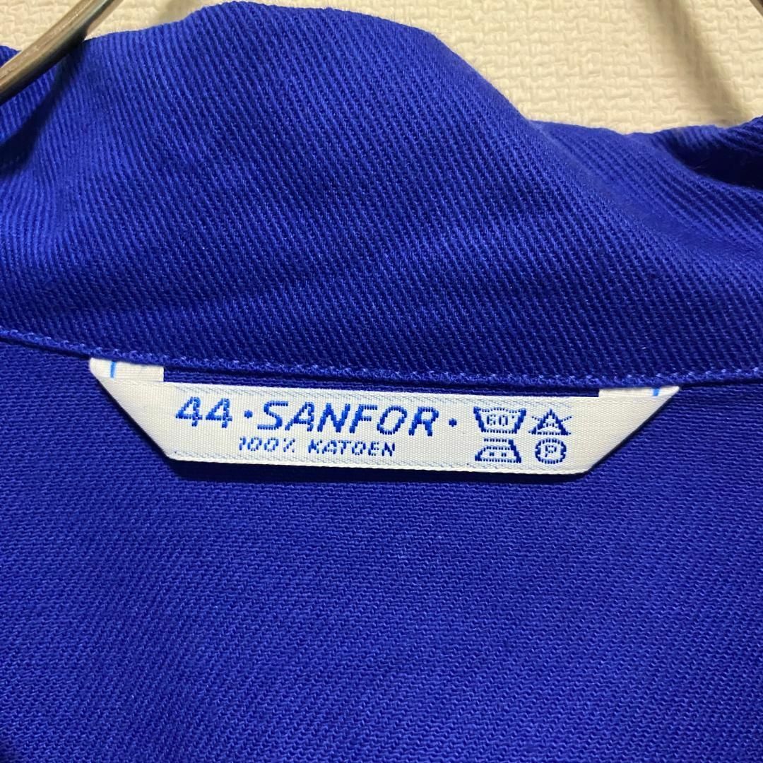 VINTAGE(ヴィンテージ)のユーロ古着　SANFOR ワークジャケット　カバーオール　ヴィンテージ　P547 メンズのジャケット/アウター(カバーオール)の商品写真