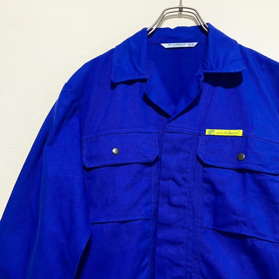 VINTAGE(ヴィンテージ)のユーロ古着　SANFOR ワークジャケット　カバーオール　ヴィンテージ　P548 メンズのジャケット/アウター(カバーオール)の商品写真