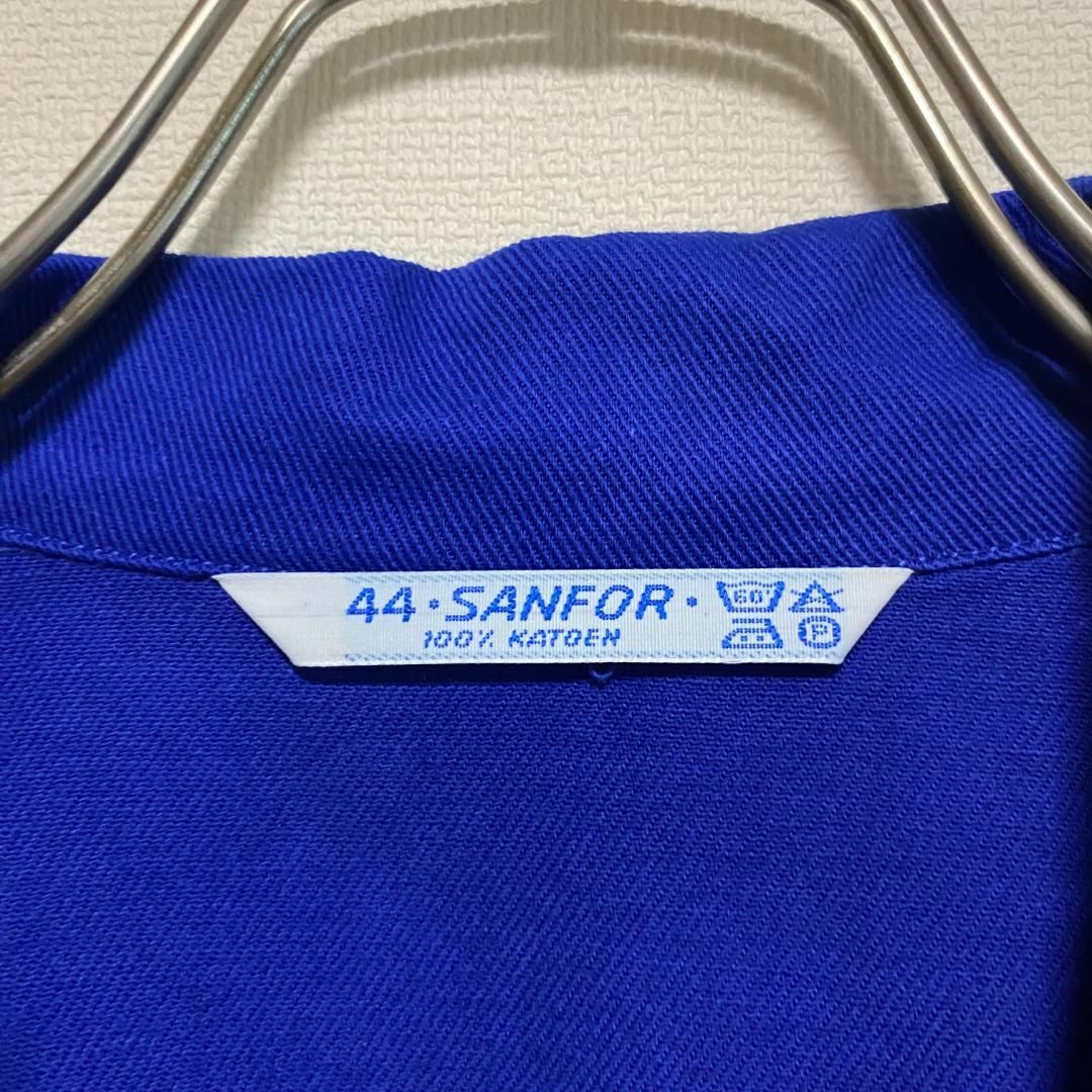 VINTAGE(ヴィンテージ)のユーロ古着　SANFOR ワークジャケット　カバーオール　ヴィンテージ　P548 メンズのジャケット/アウター(カバーオール)の商品写真