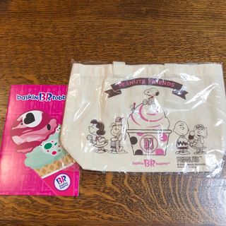 スヌーピーxサーティワン★ミニトートバッグ・サーティワンノート(トートバッグ)