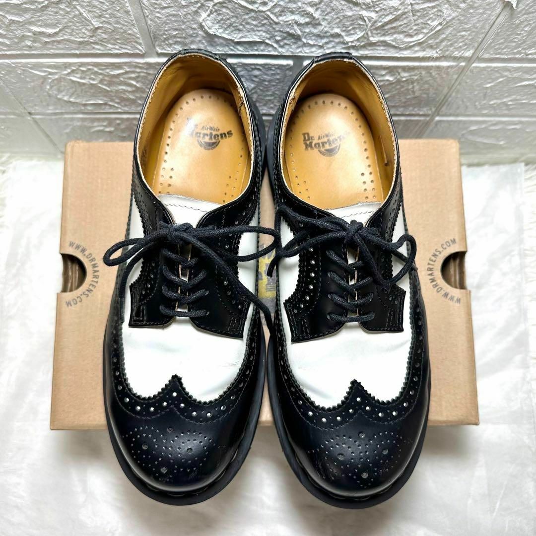 Dr.Martens(ドクターマーチン)の美品★Dr.Martens 5ホール　ウィングチップ　26cm 厚底 メンズの靴/シューズ(ブーツ)の商品写真