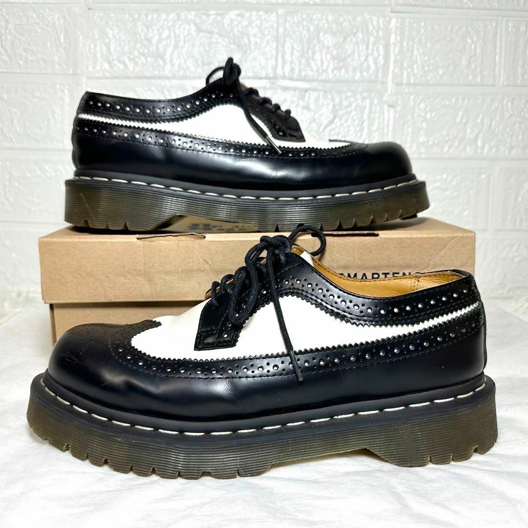 Dr.Martens(ドクターマーチン)の美品★Dr.Martens 5ホール　ウィングチップ　26cm 厚底 メンズの靴/シューズ(ブーツ)の商品写真