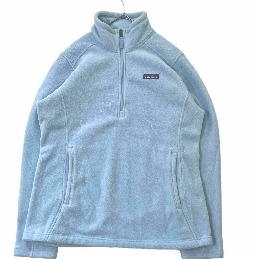 patagonia(パタゴニア)のパタゴニア シンチラ ハーフジップフリース ロゴタグ レディース i67 レディースのトップス(トレーナー/スウェット)の商品写真