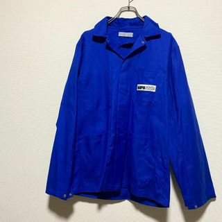 ヴィンテージ(VINTAGE)のユーロ古着　ワークジャケット　カバーオール　企業物　ヴィンテージ　P563(カバーオール)