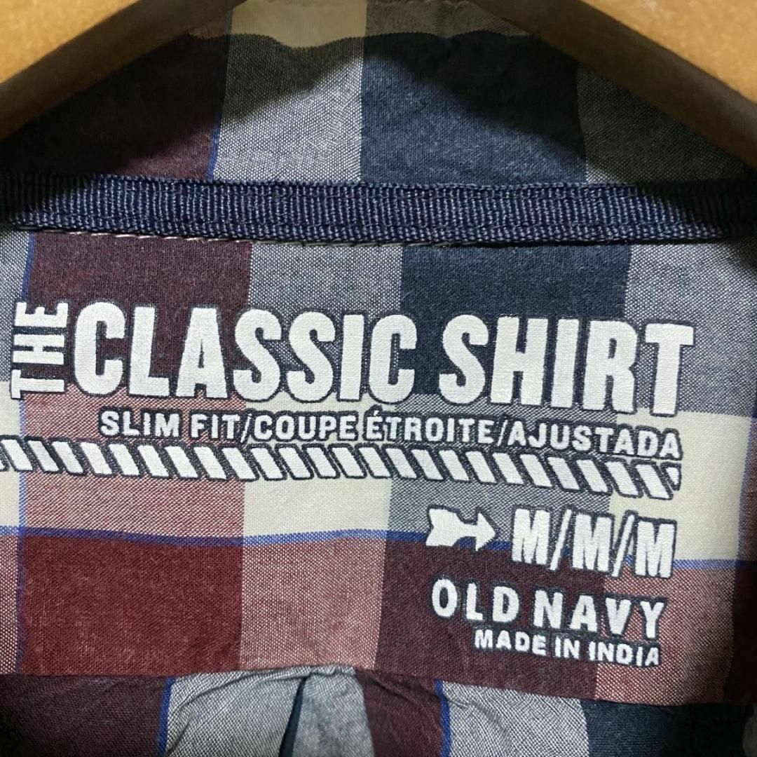 Old Navy(オールドネイビー)のアメリカ古着　OLD NAVY 長袖 シャツ　チェック柄　ボタンダウン A93 メンズのトップス(シャツ)の商品写真