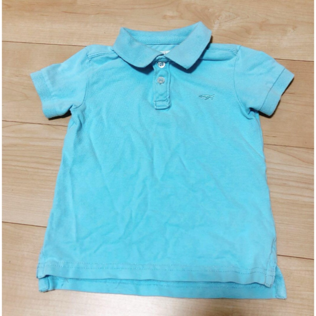 H&M(エイチアンドエム)の90サイズ 男の子 ベビー ポロシャツ 2枚セット H&M キッズ/ベビー/マタニティのキッズ服男の子用(90cm~)(Tシャツ/カットソー)の商品写真