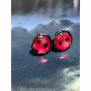 ピアス　てんとう虫デザイン(ピアス)