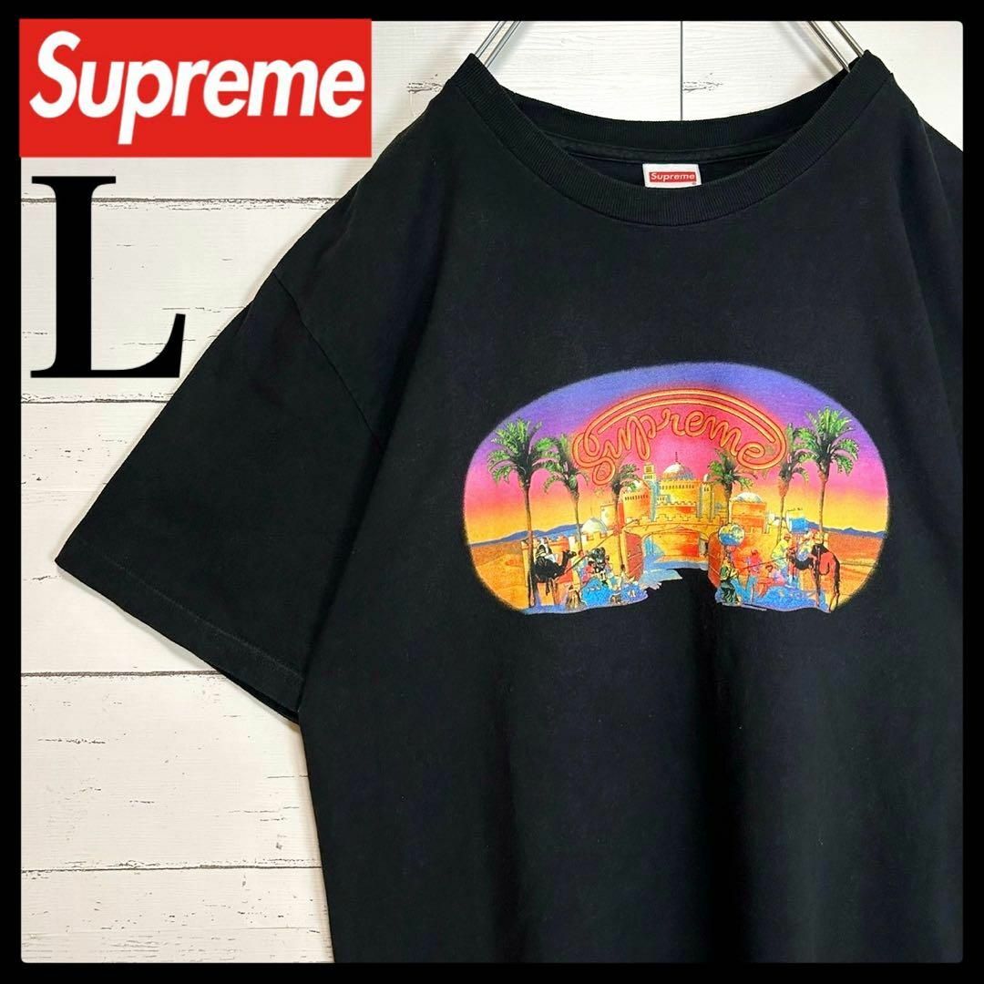 Supreme(シュプリーム)の【希少モデル】シュプリーム☆センターロゴ Tシャツ 入手困難 即完売モデル 黒 メンズのトップス(Tシャツ/カットソー(半袖/袖なし))の商品写真