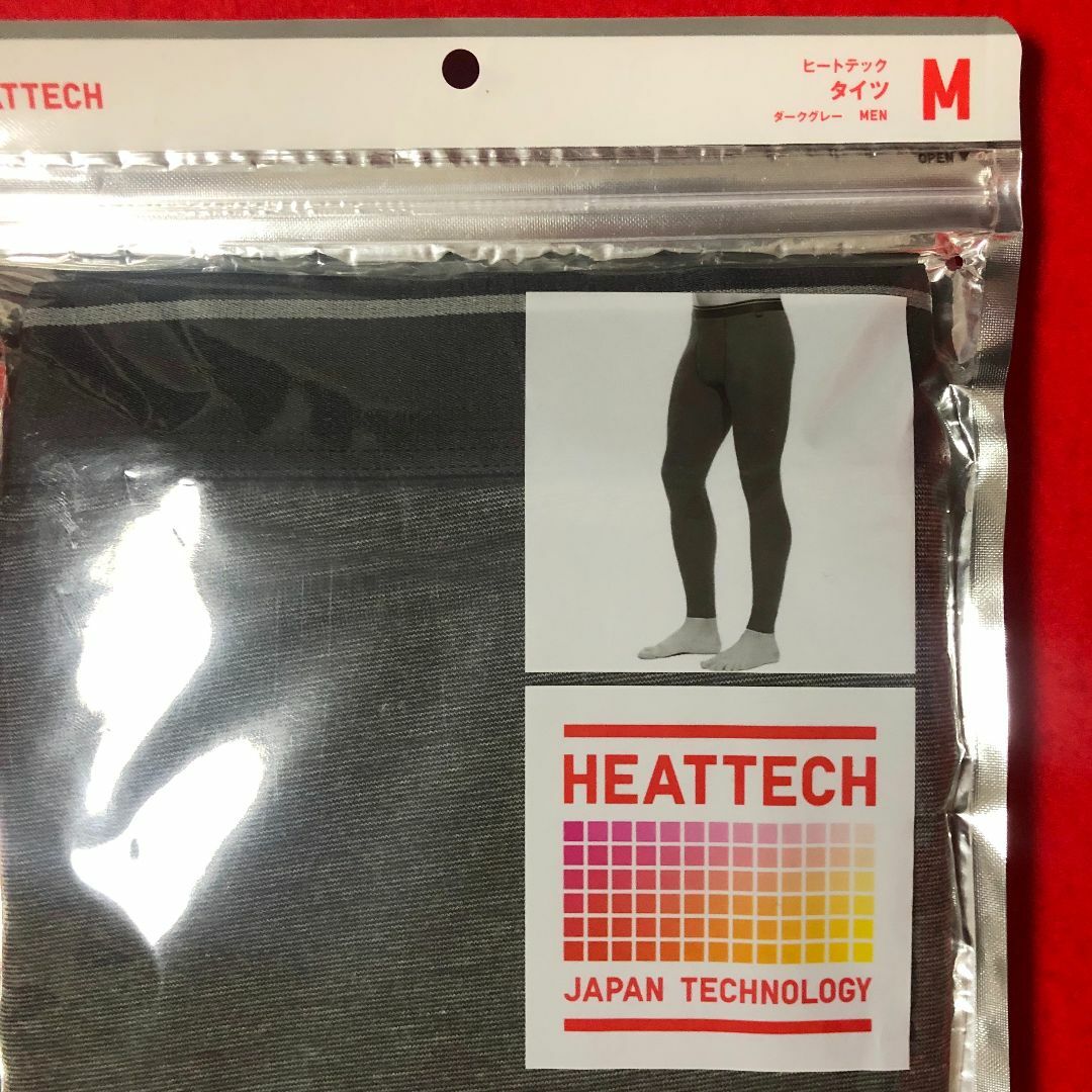 UNIQLO - ユニクロMENヒートテックタイツMダークグレー:発熱 UNIQLO - ユニクロMENヒートテックタイツMダークグレー:発熱